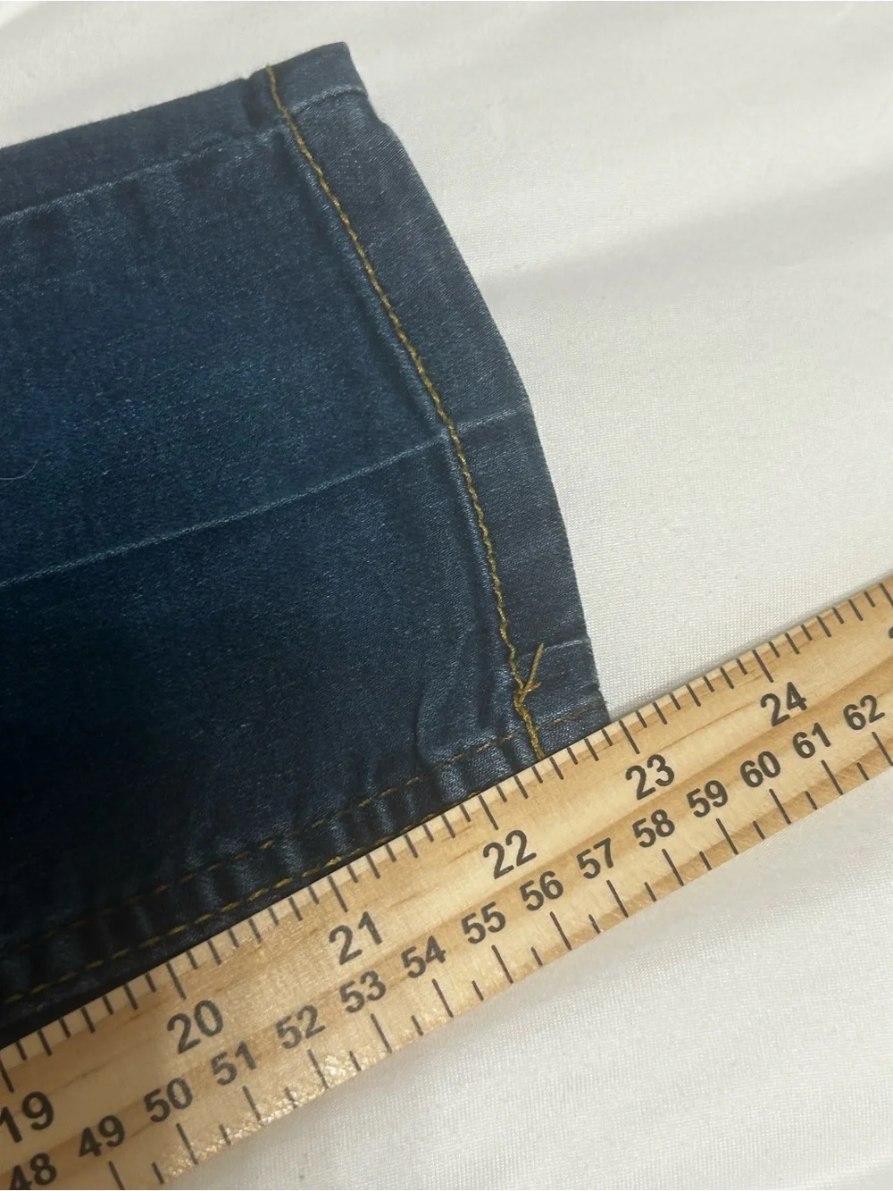 Weatherproof Vintage Girls Size 8 Capri Jeans Adjustable Waist Crease Crop